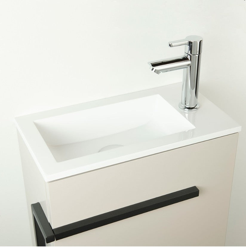 Ensemble meuble laves-mains + Vasque à poser + Robinet