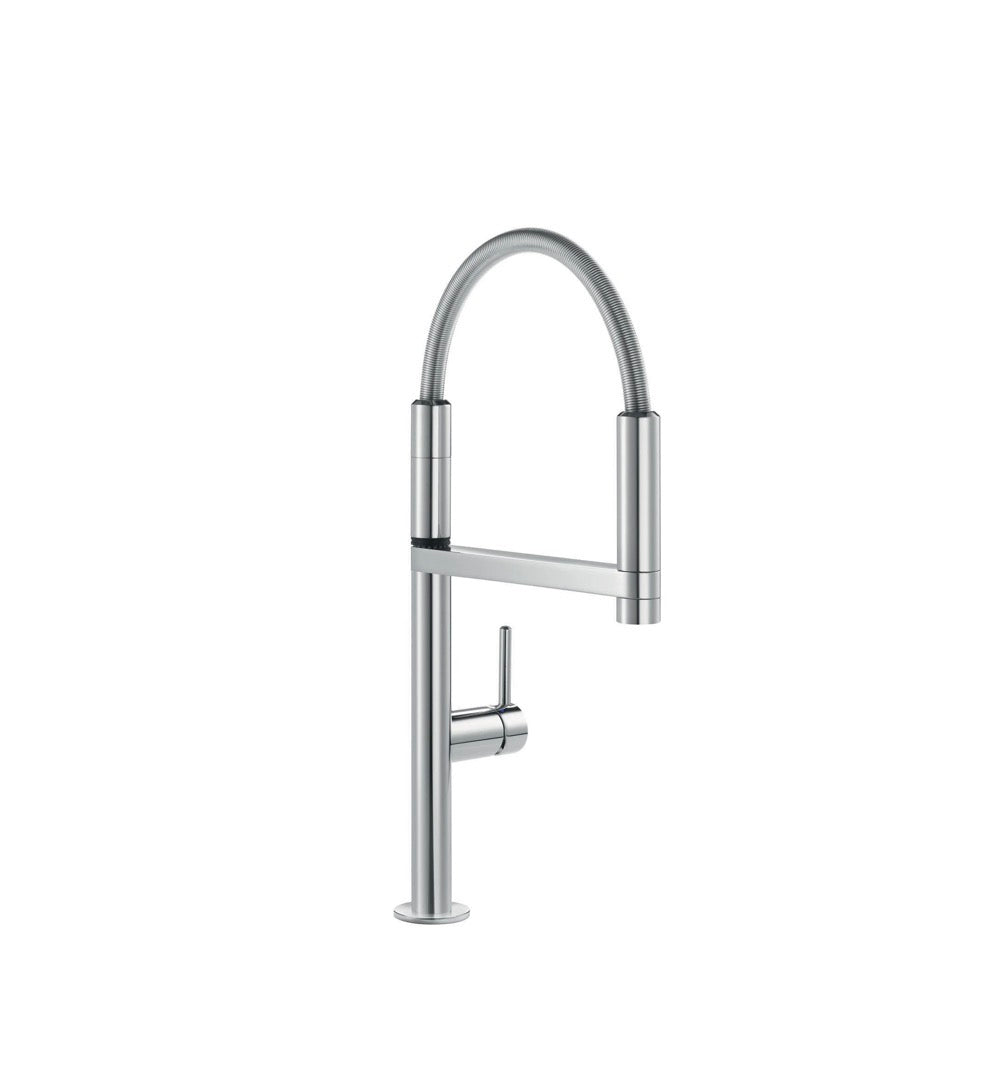 Mitigeur de cuisine Luisina, bec pivotant chromé avec douchette mobile monojet-RC92300  LUISINA