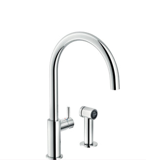 Mitigeur de cuisine Luisina, bec pivotant chromé avec douchette extractible monojet -RC96600DL Luisina