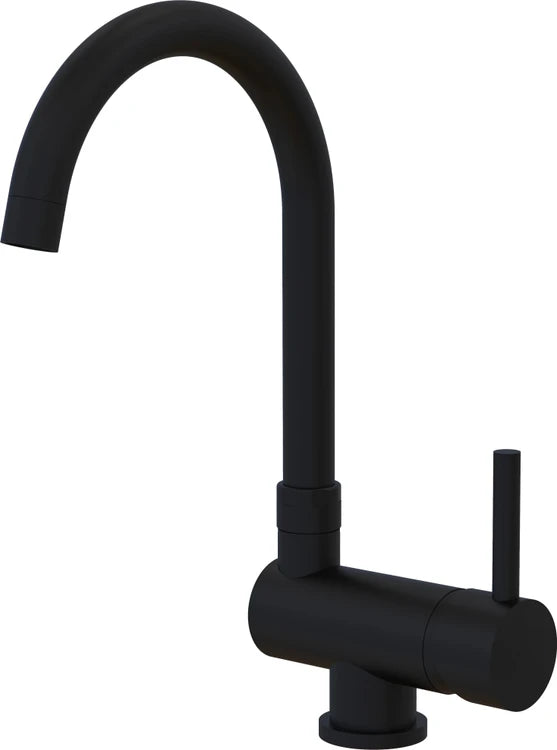 Mitigeur de cuisine Luisina, bec basculant noir-Luisina RC62BB079