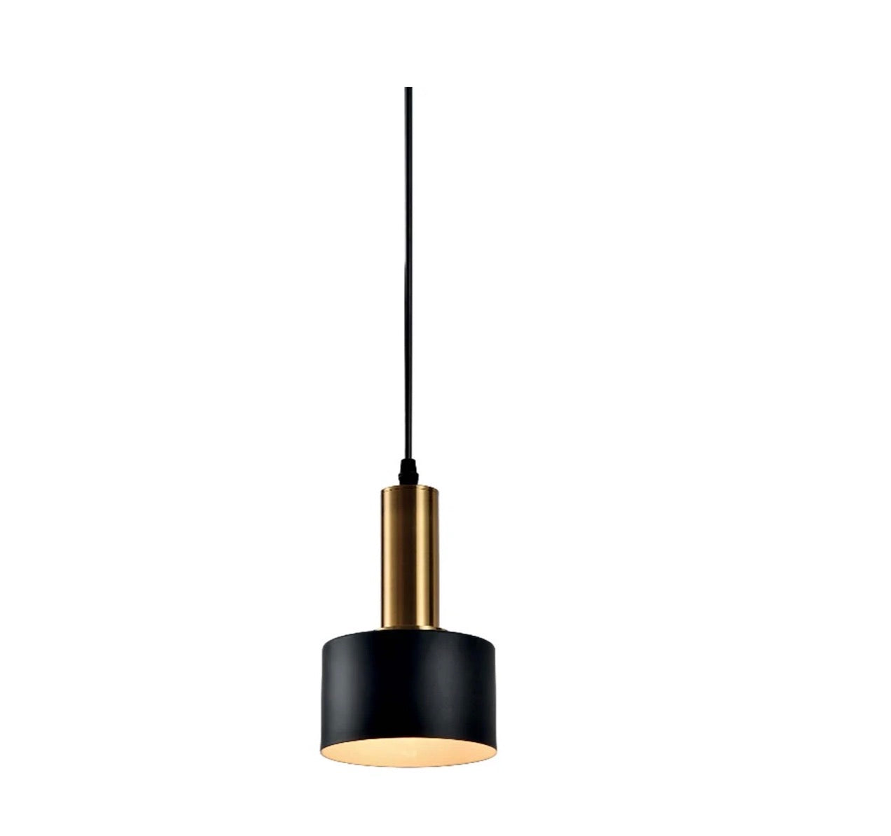 Suspension sans ampoule coloris Noir / Or- Giulia- LUISINA