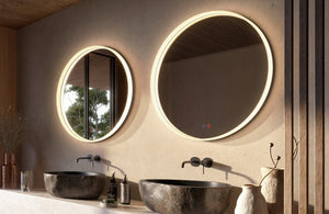 Miroir Salle de Bain LED –  Commandes Tactiles & Anti-Buée – BOLONIA LEDIMEX