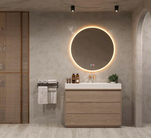Miroir Salle de Bain LED Réglable - Commandes Tactiles & Anti-Buée - ATENAS LEDIMEX