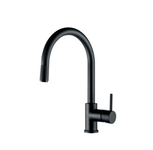 Robinet mitigeur douchette chromé col de cygne 360° – Débit 11 l/min – Flexible 150cm –  Luisina-RC35/DO