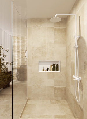 Niche de Douche Mural 63 x 33 cm - Rangement Salle de Bain en finition - PACIFIC