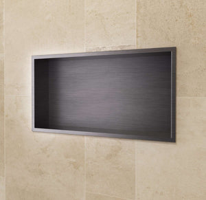 Niche de Douche Mural 63 x 33 cm - Rangement Salle de Bain en finition - PACIFIC