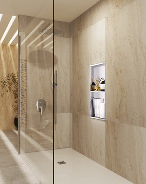 Niche de Douche Mural 33 x 63 cm - Rangement Salle de Bain - ARTIC