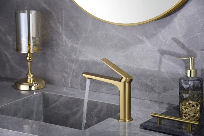 Mitigeur de Lavabo Anti-Calcaire Bec Bas- IMEX NAPOLES