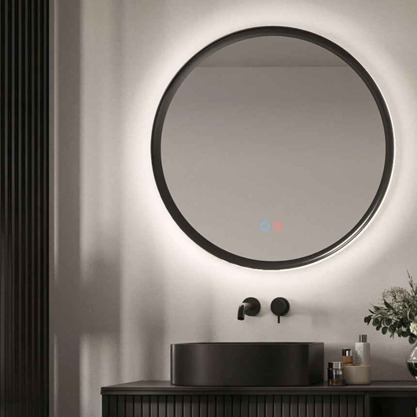 Miroir Salle de Bain LED Rétro-éclairé Réglable- Commandes Tactiles On/Off & Anti-Buée - TORINO LEDIMEX