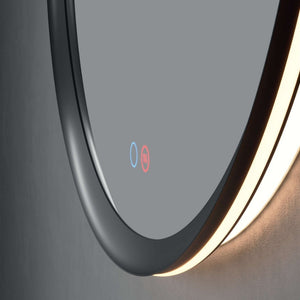 Miroir Salle de Bain LED Rétro-éclairé Réglable- Commandes Tactiles On/Off & Anti-Buée - TORINO LEDIMEX