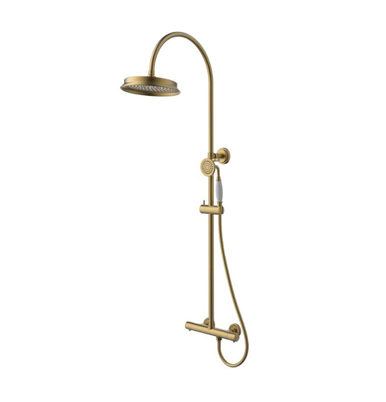 Colonne de douche thermostatique ICARE Or brossé PVD - O'DESIGN