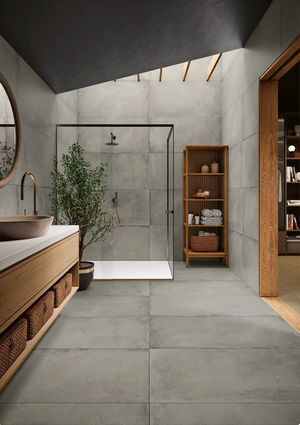 Beton Smoke 90 x 90 - Carrelage Sol- Déstockage