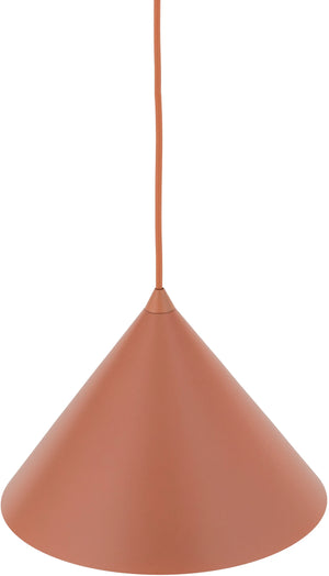 Suspension en métal coloris Terracotta- Luisina